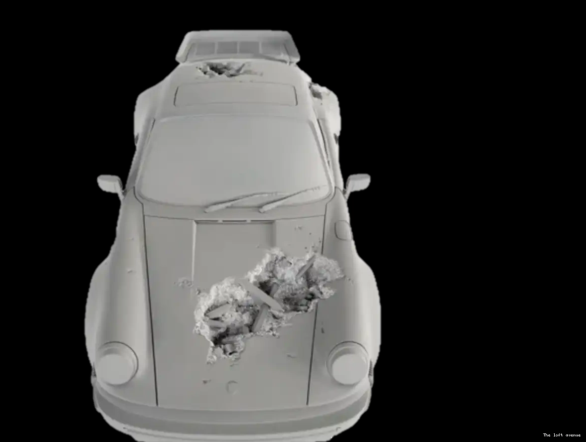 ERODED 911 RELIC PORSCHE TURBO 0629